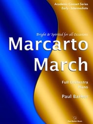 Marcato March Orchestra sheet music cover Thumbnail